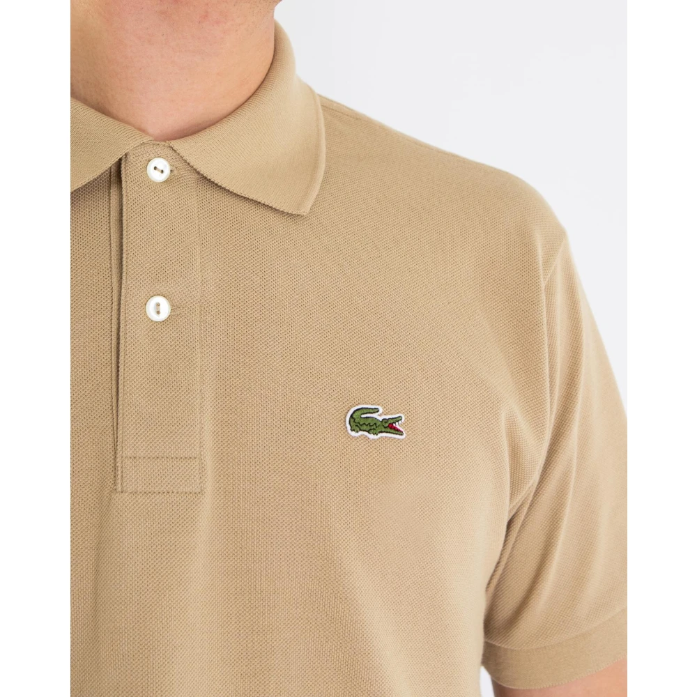 Lacoste Heren Beste Polo Shirt Beige Heren