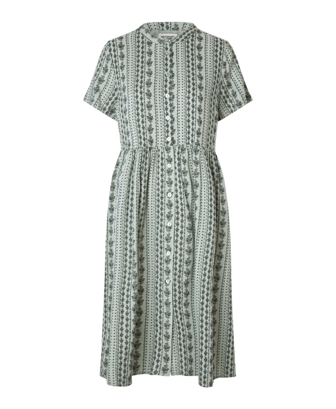 bohemian-geinspireerde-midi-jurk