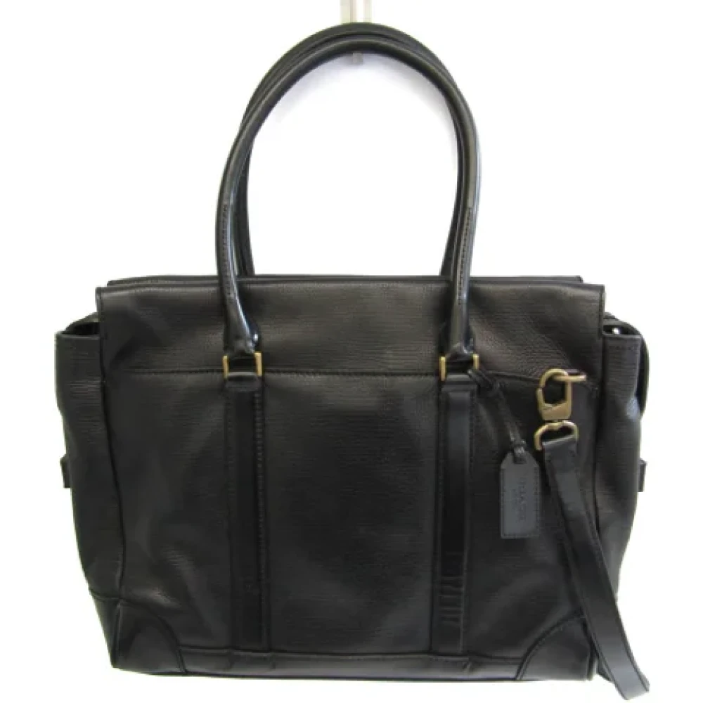 Coach Pre-owned Leather shoulder-bags Black Dames