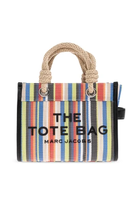 The Stripe Mesh Small Tote Bag