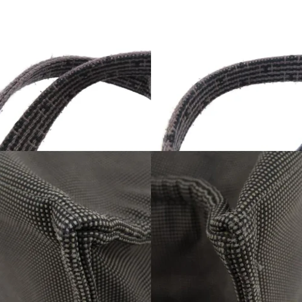 Hermès Vintage Pre-owned Fabric totes Black Dames