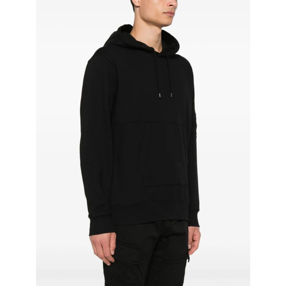 C.P. Company Handtekening Bril Detail Hoodie Black Heren