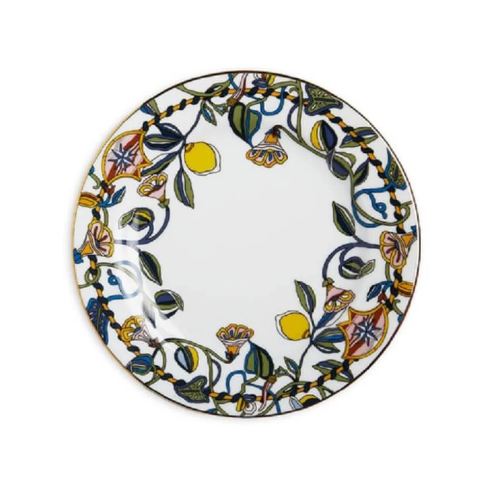 La DoubleJ Set van Italiaans geïnspireerde Porseleinen Dessertborden Multicolor Unisex