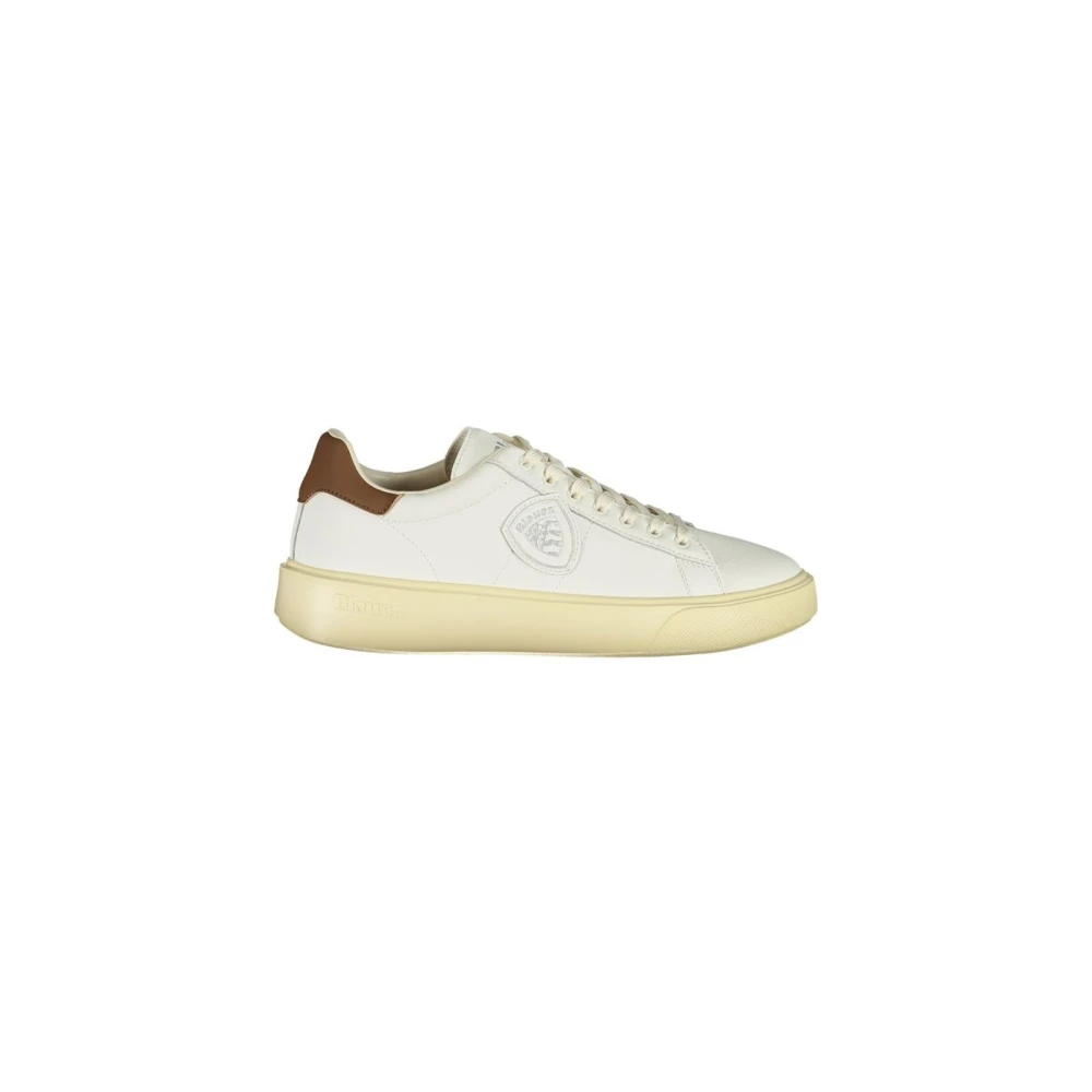 Blauer Men's White Low Top Sports Sneaker - Sneakers - 11 Uk- Shoes
