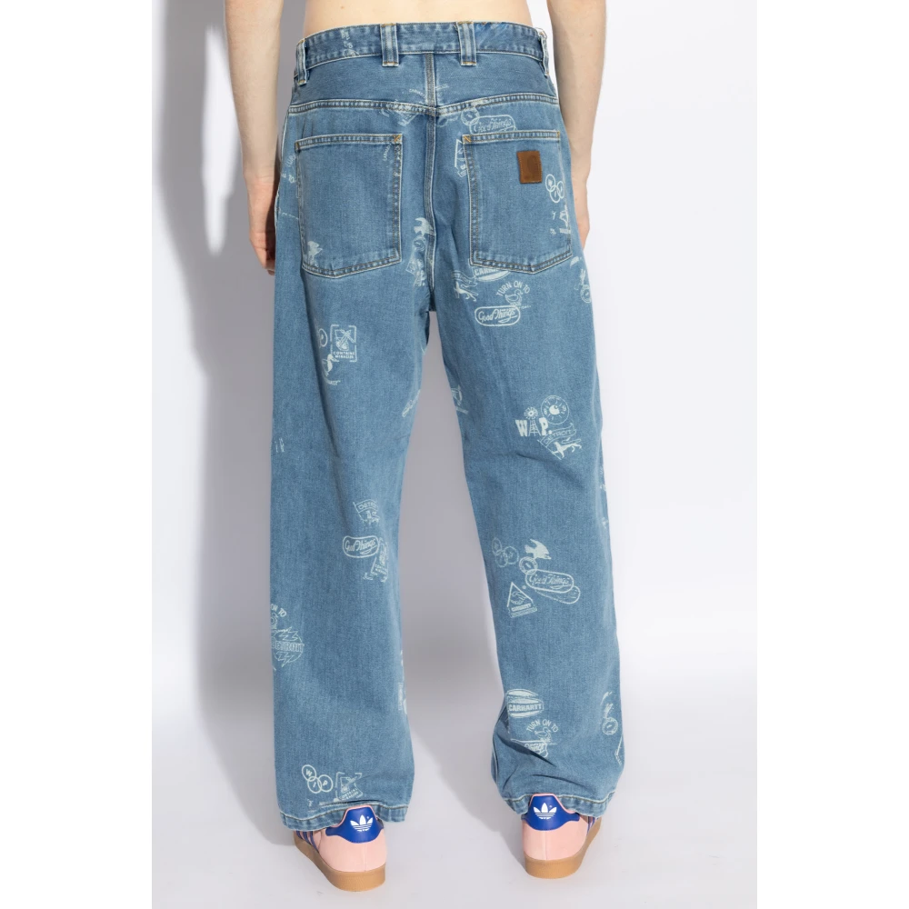 Carhartt WIP Jeans met een patroon Blue Heren
