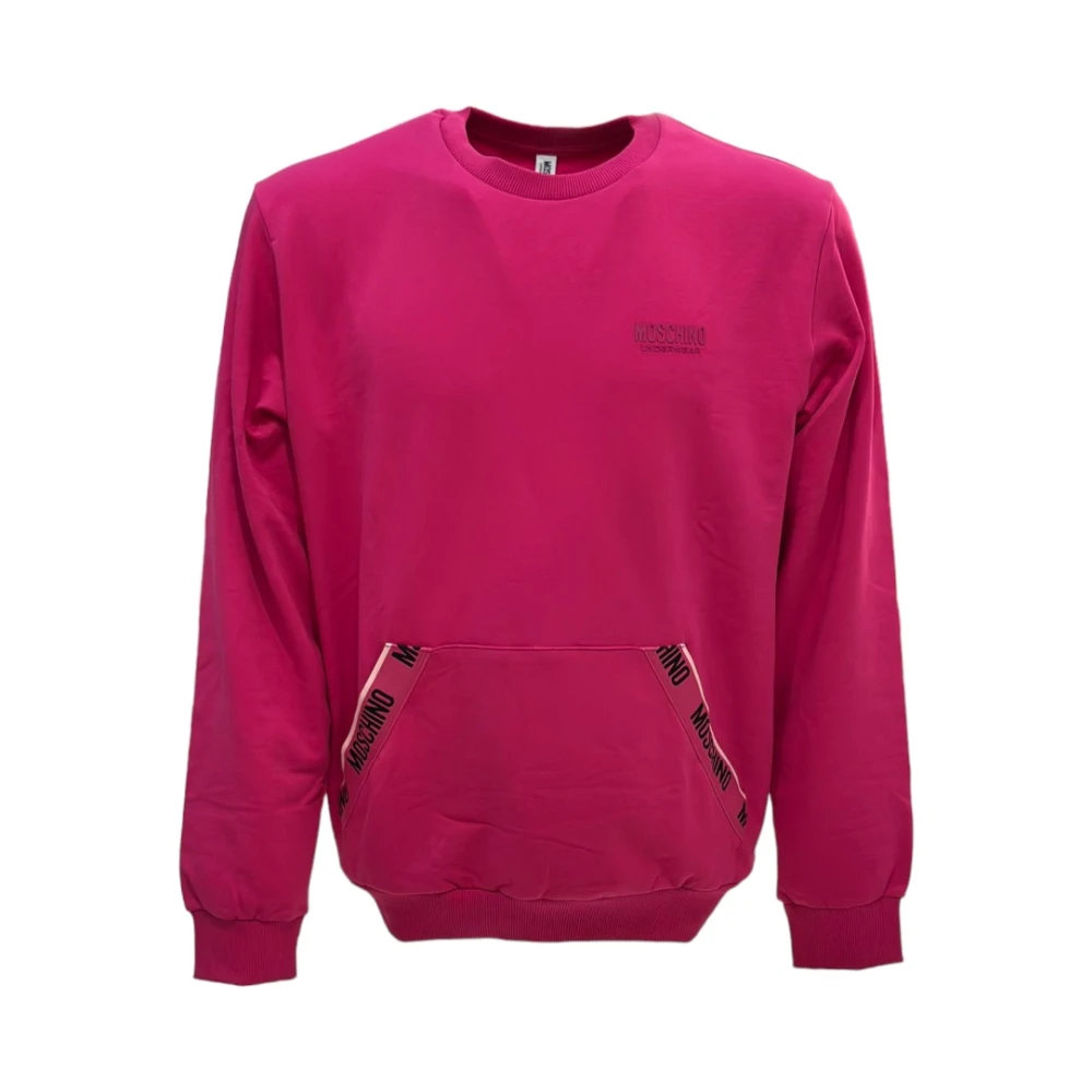 Moschino Katoenmix Sweatshirt Pink Heren