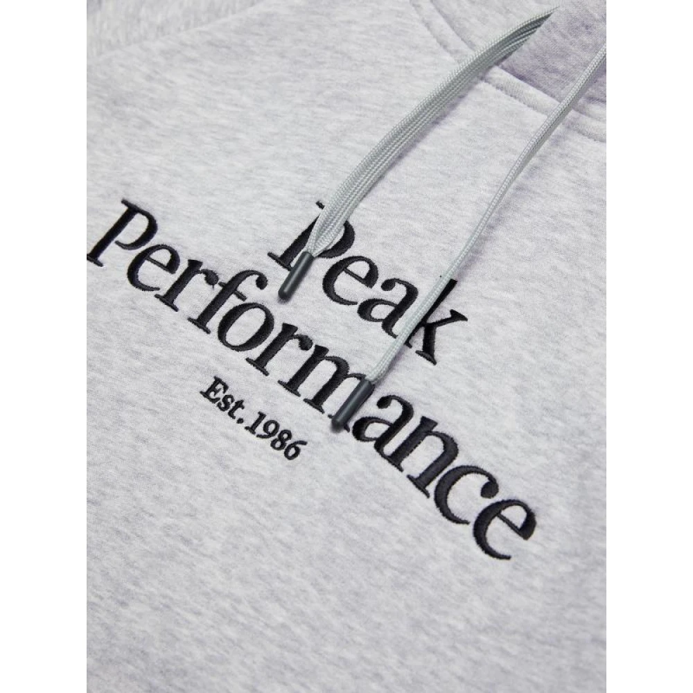 Peak Performance Originele Hood met Melange Stijl Gray Heren