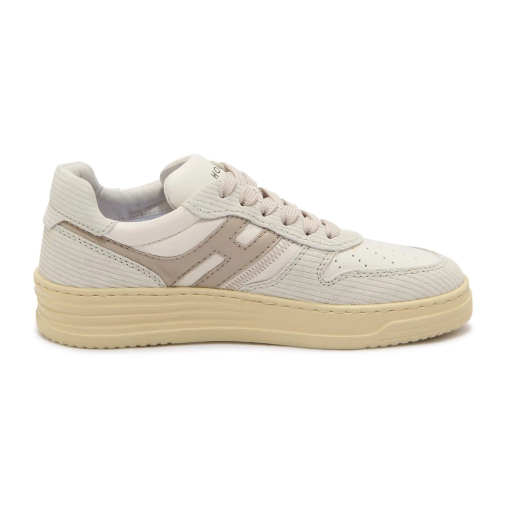 Hogan Italiaanse Veterschoenen Dames Schoenen Wit