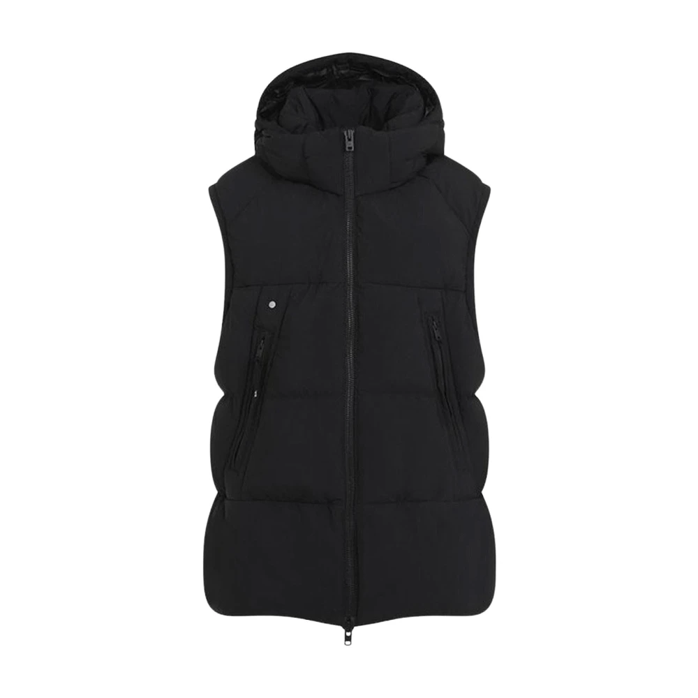 Y-3 Polyamide Puff Vest Black Heren