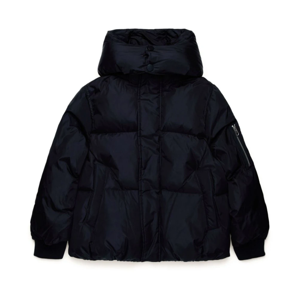 MM6 Maison Margiela Svart Parkas för Pojkar Black, Pojke