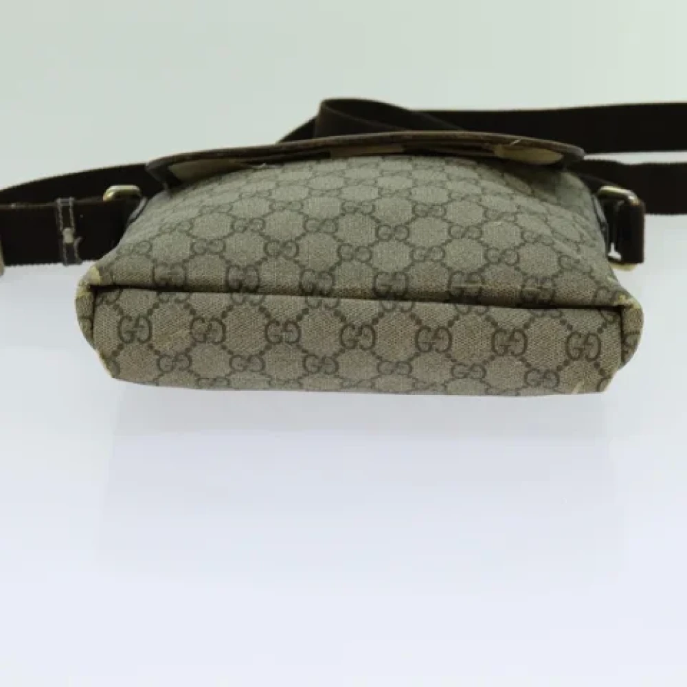Gucci Vintage Pre-owned Canvas gucci-bags Beige Dames