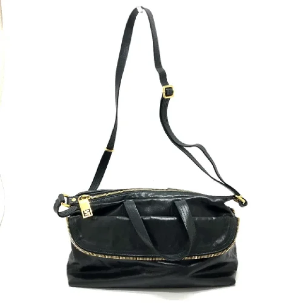 Fendi Vintage Pre-owned Leather fendi-bags Black Heren