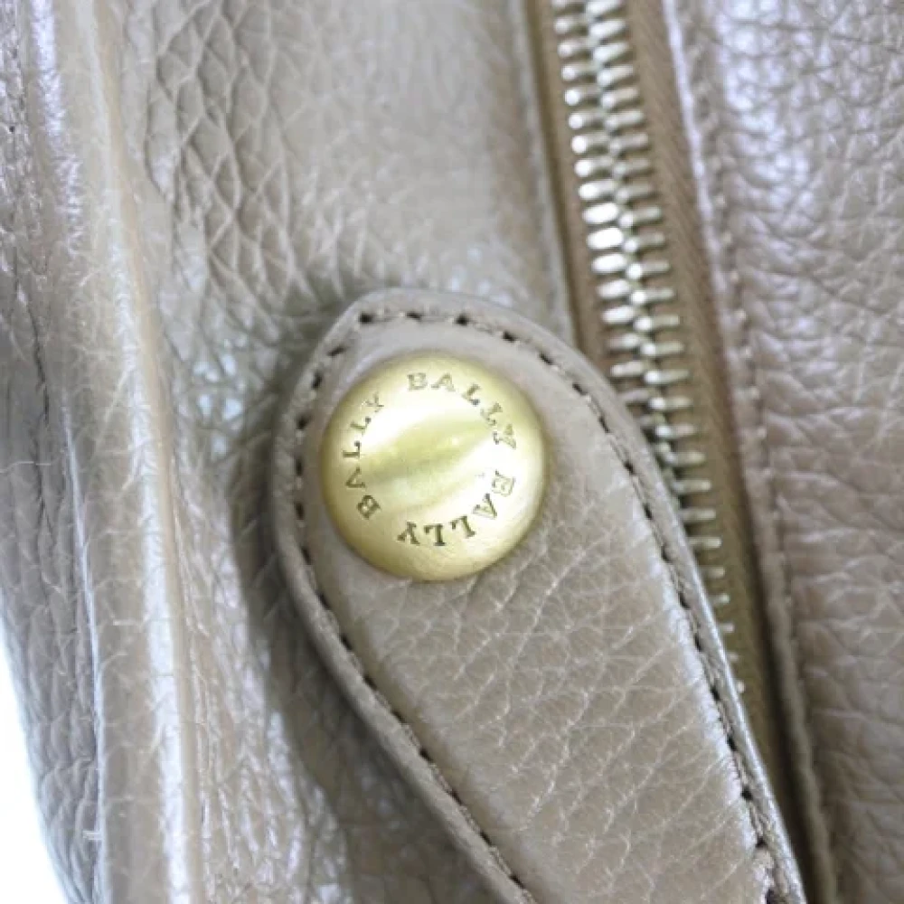 Bally Pre-owned Leather handbags Beige Dames