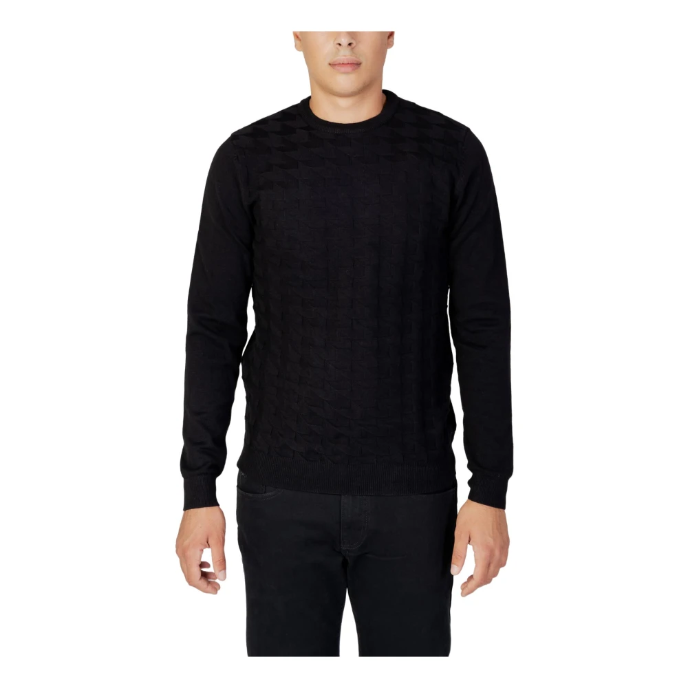 Antony Morato Zwarte Sweaters met Regular Fit Black Heren