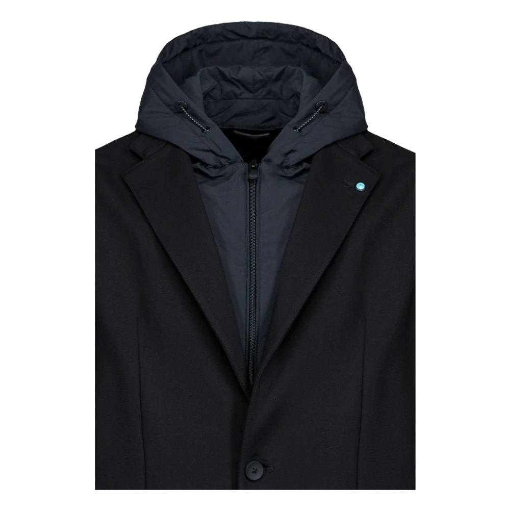 People of Shibuya Ultra-licht Comfort Fleece Jas Black Heren