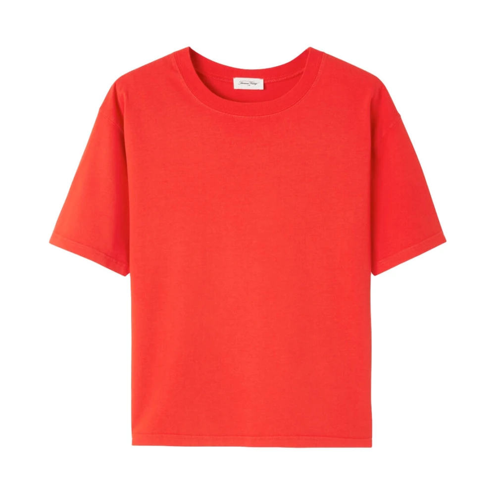 American vintage T-shirt Fiz02A Red Dames