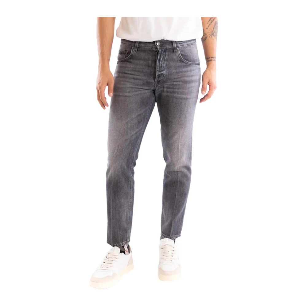 Don The Fuller Klassieke Slim Fit Katoenen Heren Jeans Black Heren