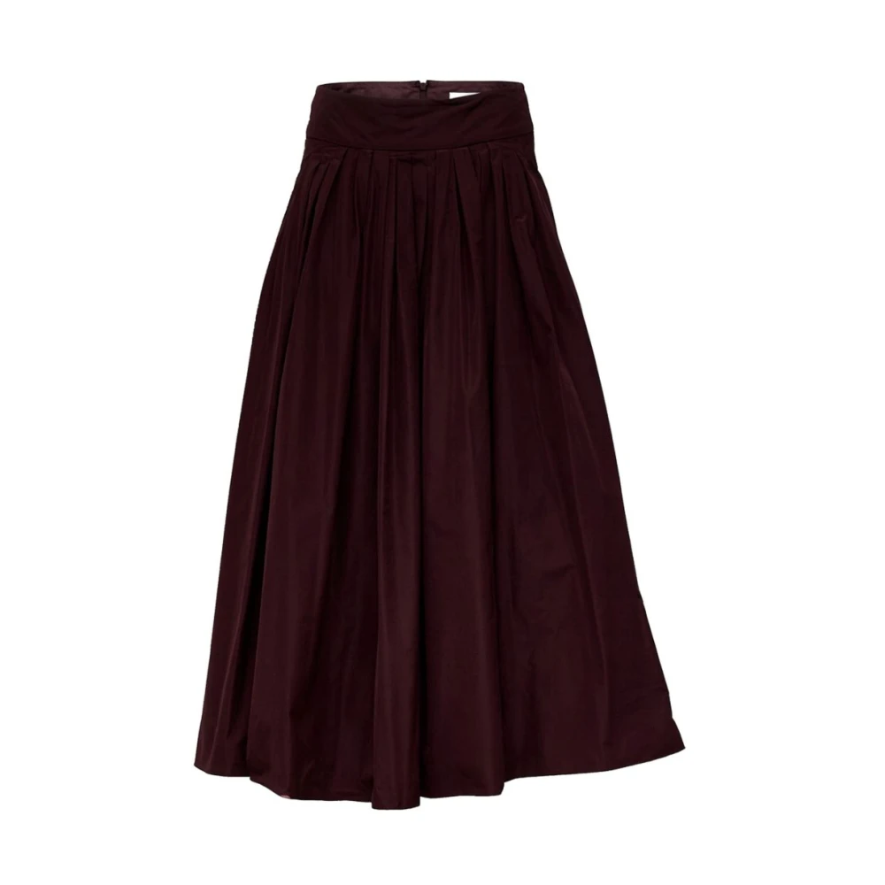 Max Mara Romina Midi Skirt - Female - Midi Skirts - Red - S - Skirts