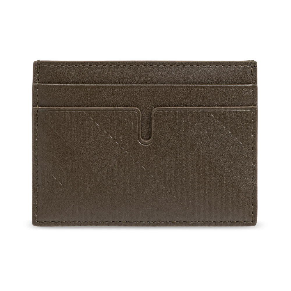 Burberry Leren kaarthouder Green Heren