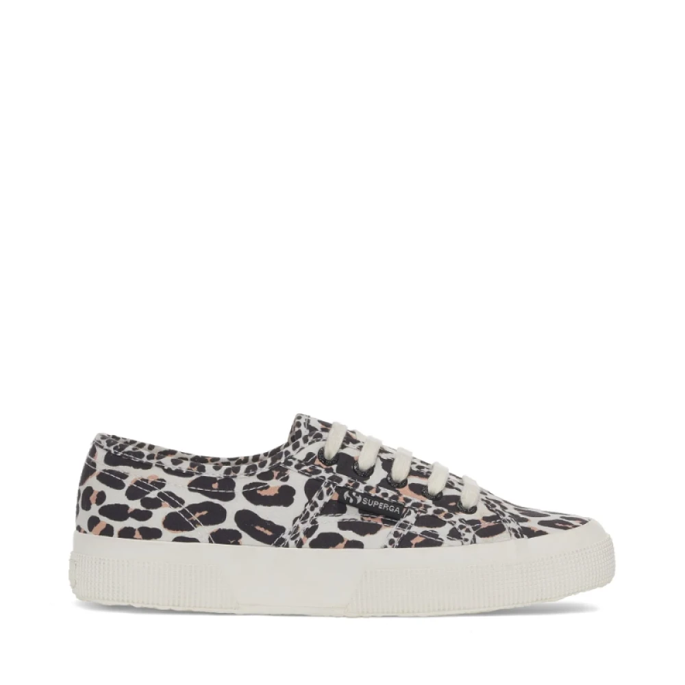 Superga Mannelijk Bruin Schoenen Heren, 40 Eu, Luipaardprint Sneakers