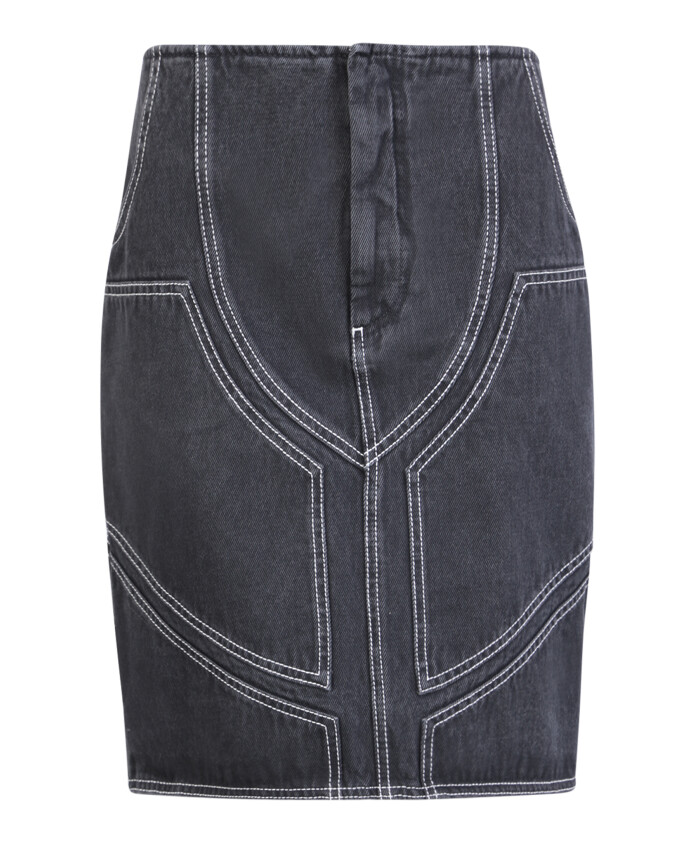 jupe-en-jean-noire-avec-une-touche-moderne