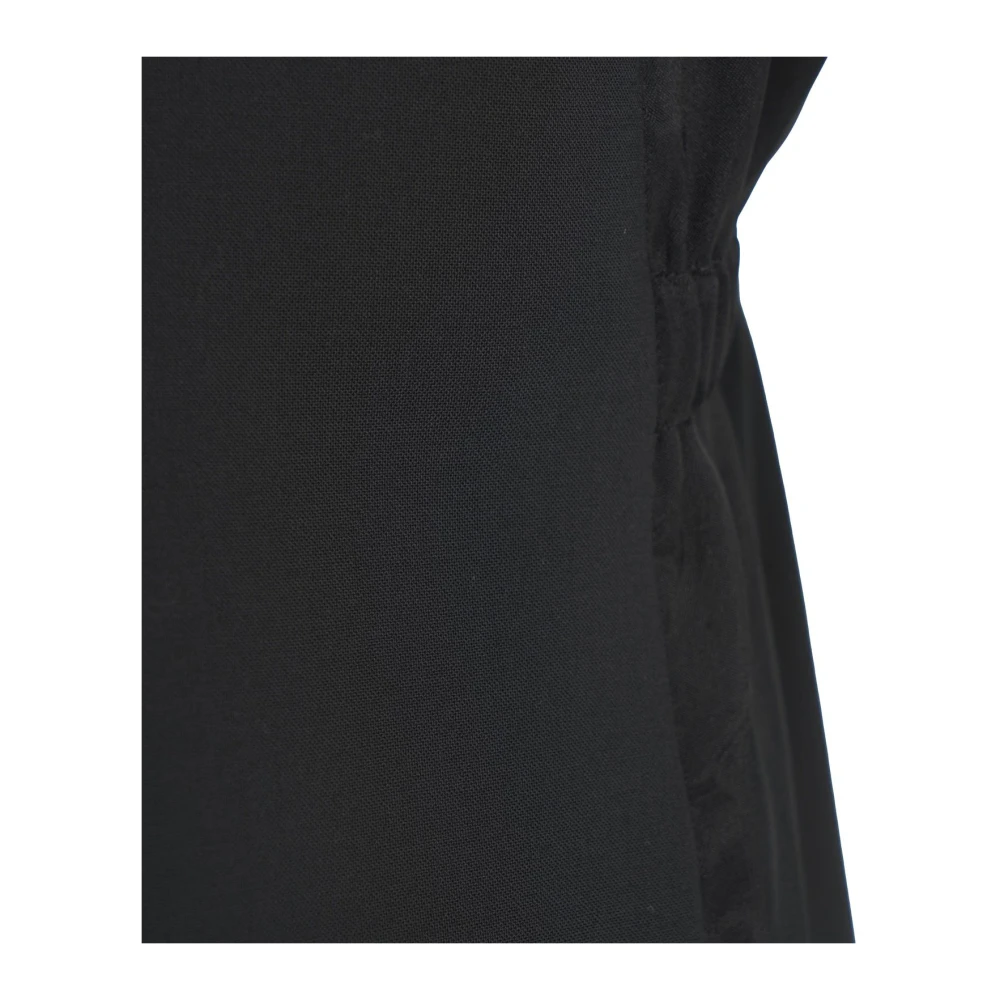 Semicouture Zwart Wolblend Blazer Vest Black Dames
