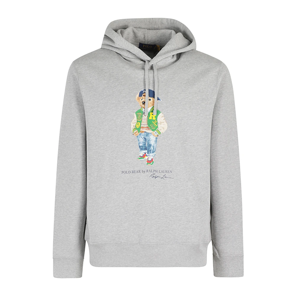 Ralph Lauren Beer Hoodie Sweater Gray Heren
