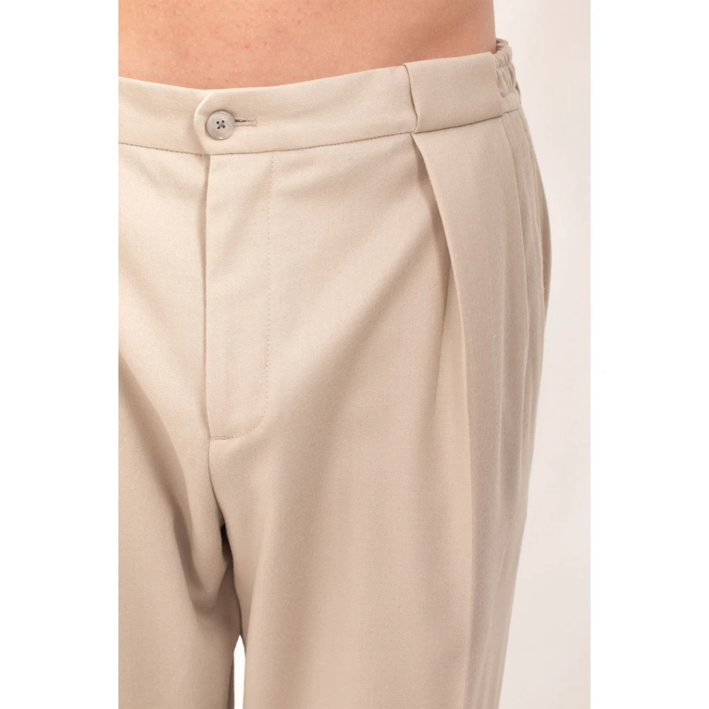 Briglia Wollen broek in Portobello-stijl Beige Heren