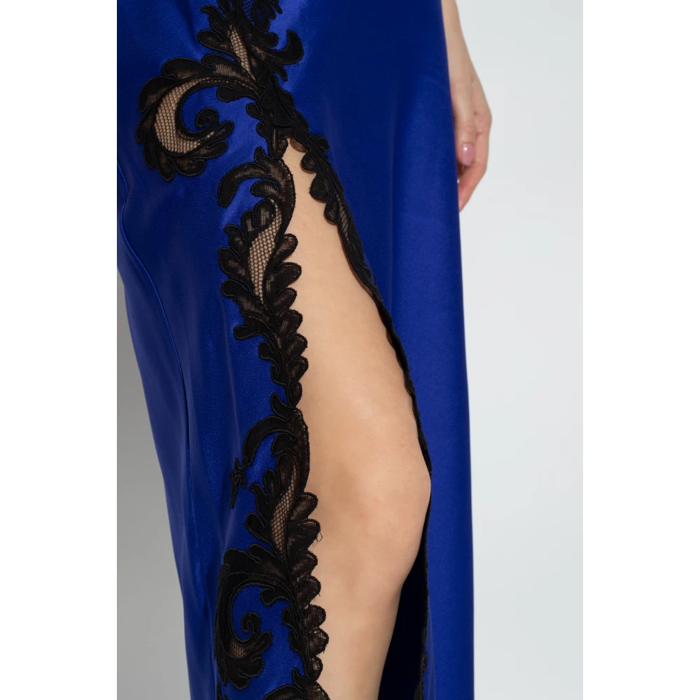Versace Mouwloze jurk Blue Dames