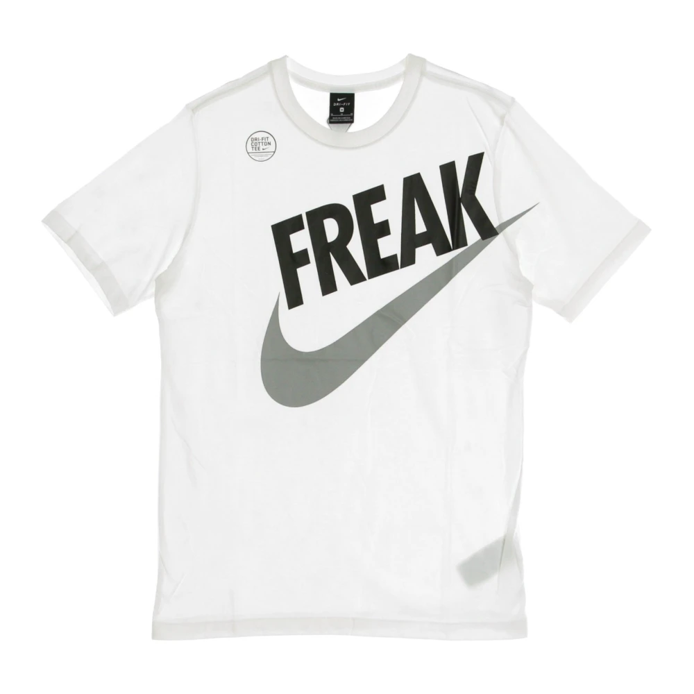 Nike Freak X Giannis Tee Wit Zwart White Heren