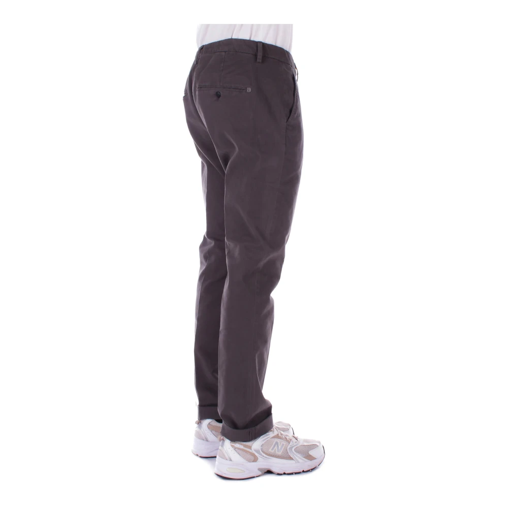 Dondup Bruine broek met ritssluiting Brown Heren