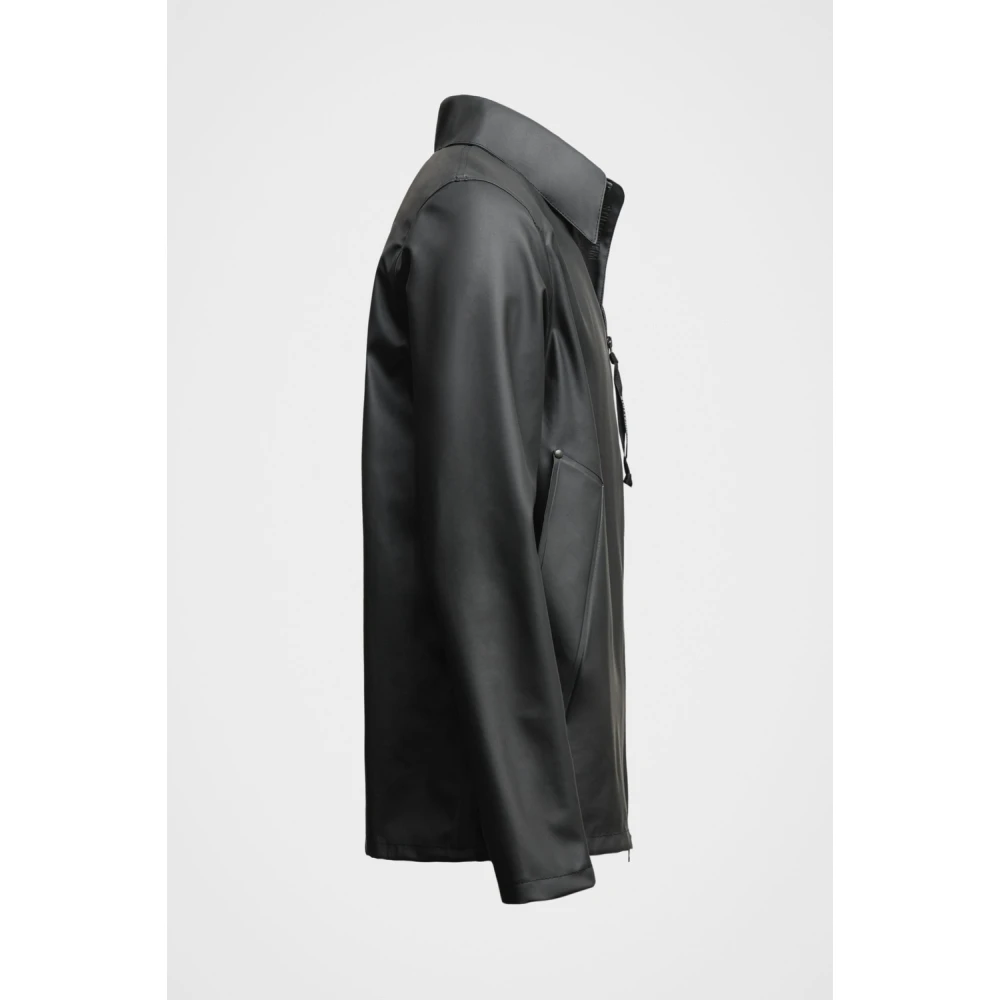 Stutterheim Lichtgewicht Waterdicht Overshirt Black Heren