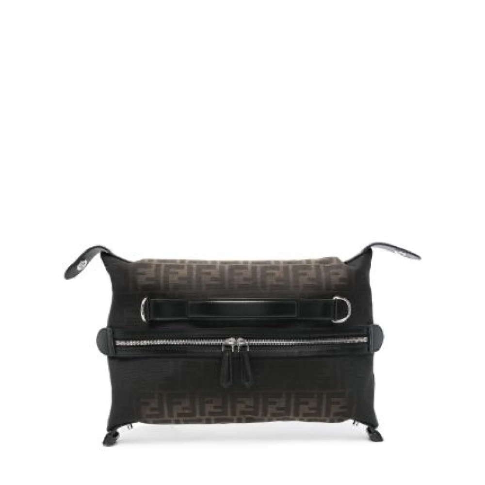 Fendi Eclissi FF Motief Handtas Brown Heren