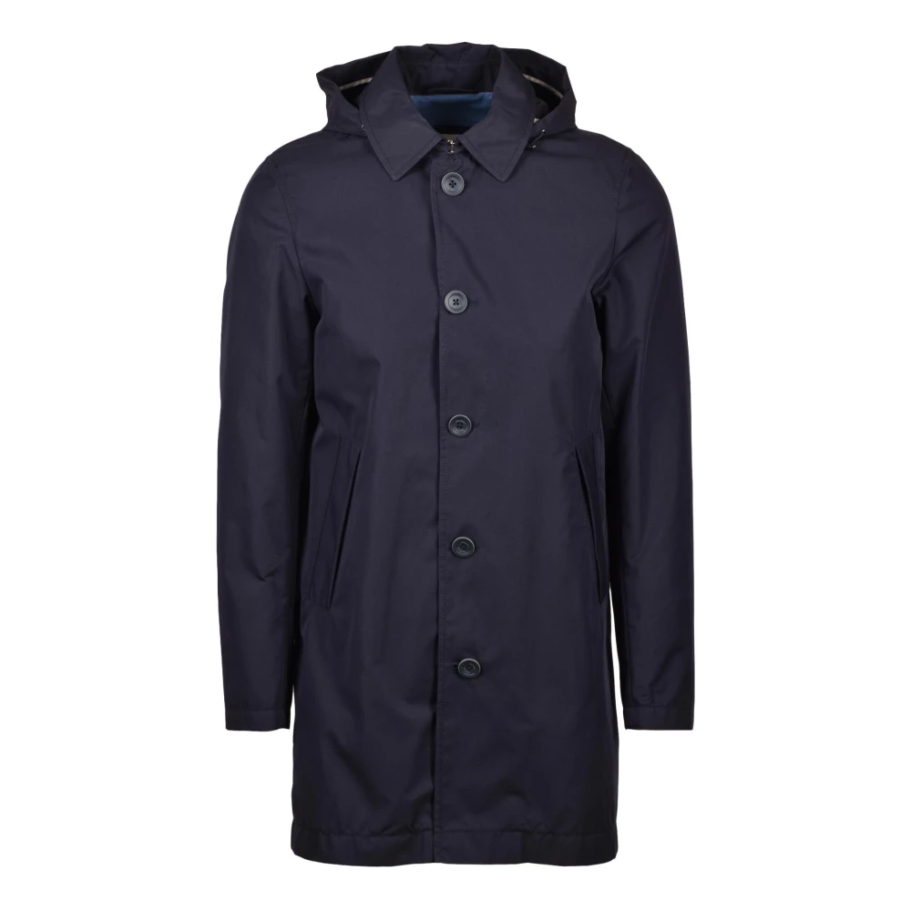 Herno Trench Blue Heren
