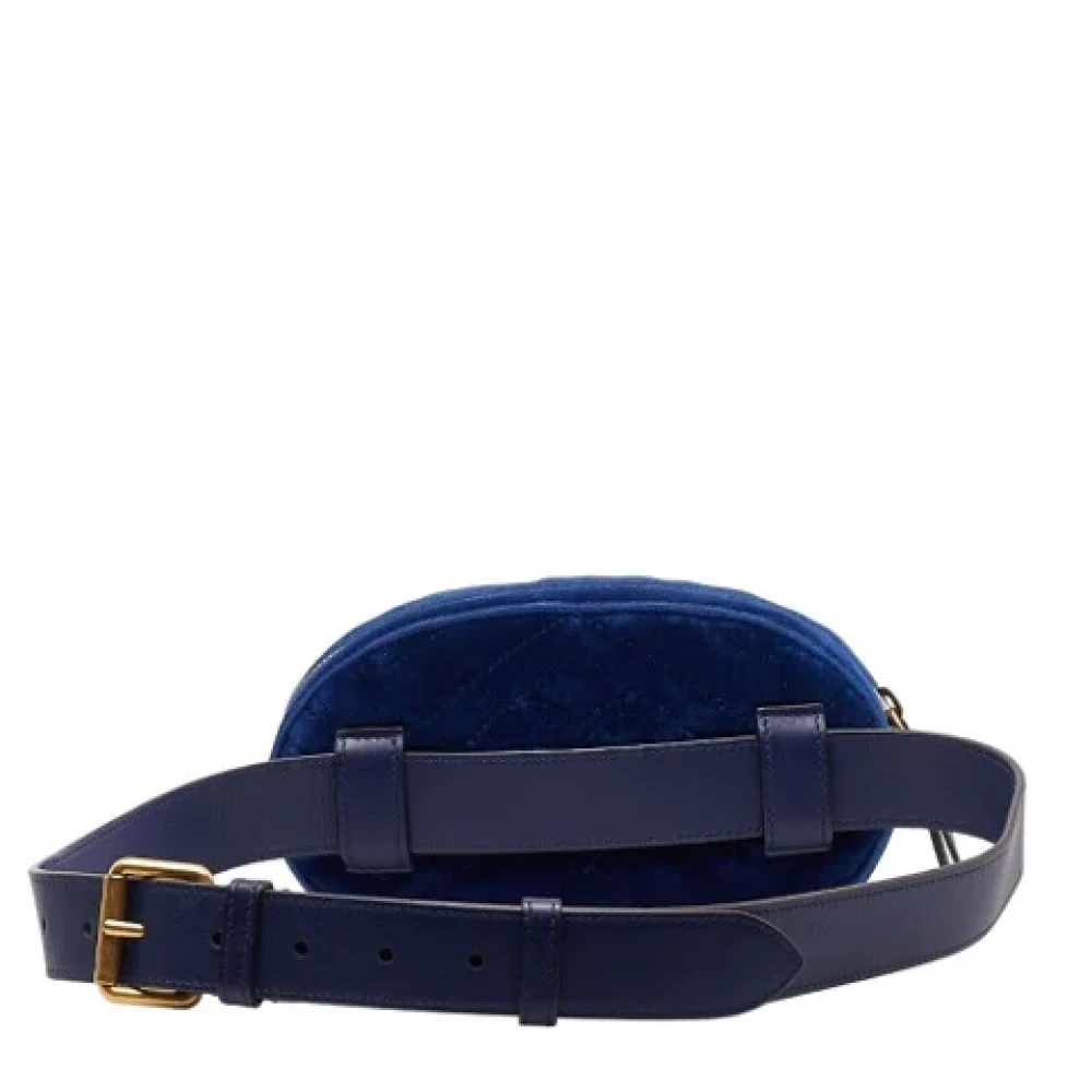 Gucci Vintage Pre-owned Canvas clutches Blue Dames