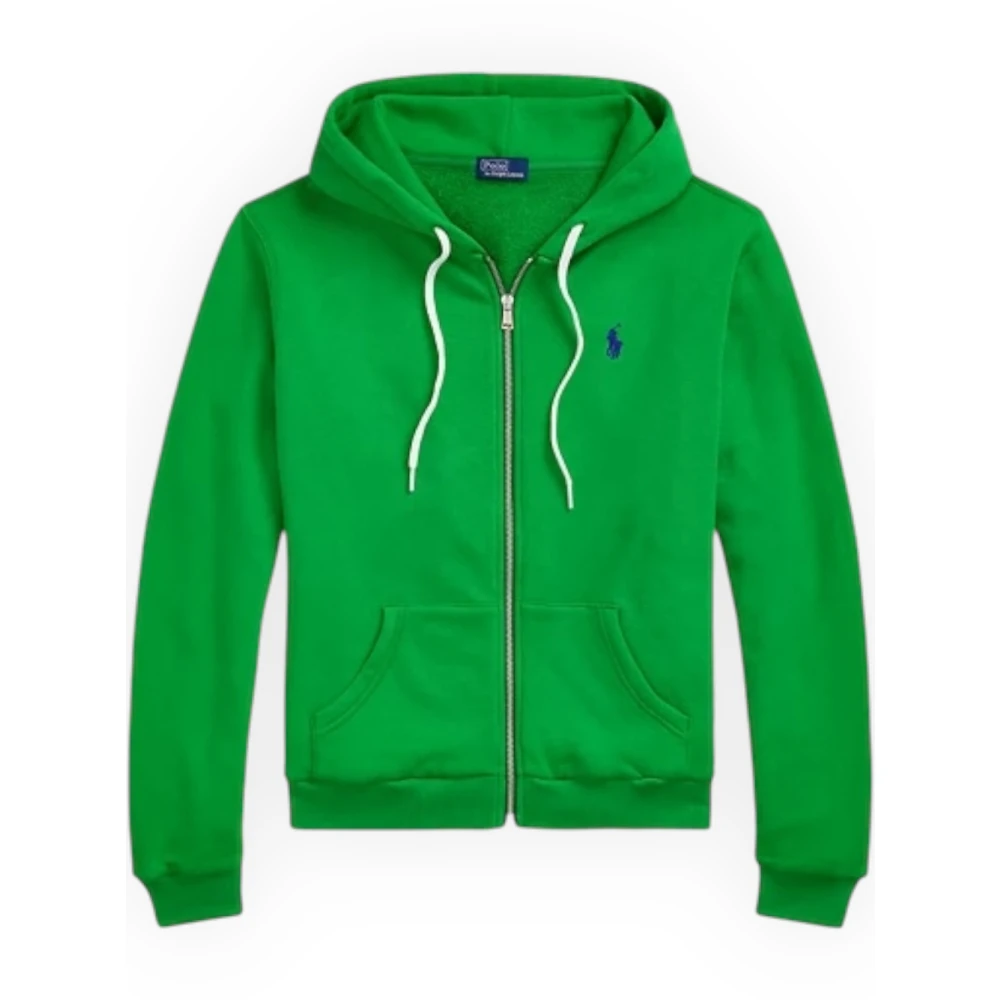 Polo Ralph Lauren Gezellige hoodie voor vrouwen Green Dames