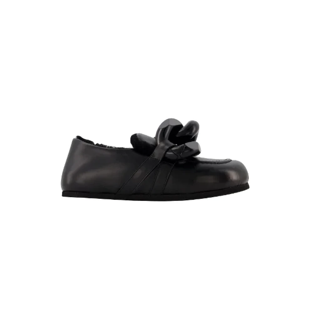 Jw Anderson Women's Black Chain Loafers
