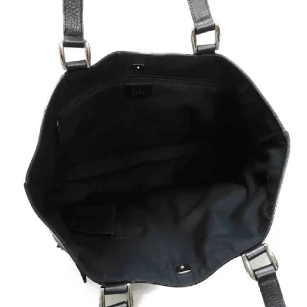Gucci Vintage Pre-owned Canvas totes Black Dames