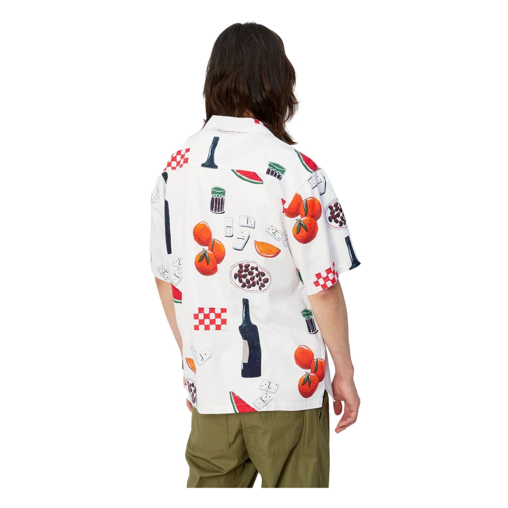 Carhartt WIP Isis Maria Dinner Shirt Wit Grafisch Multicolor Heren