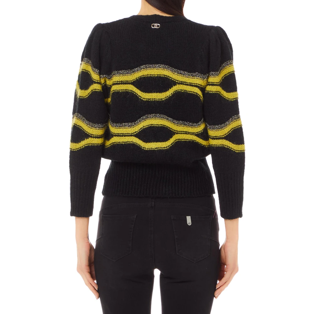 Liu Jo Zwarte Dames Cardigan Sweater Multicolor Dames