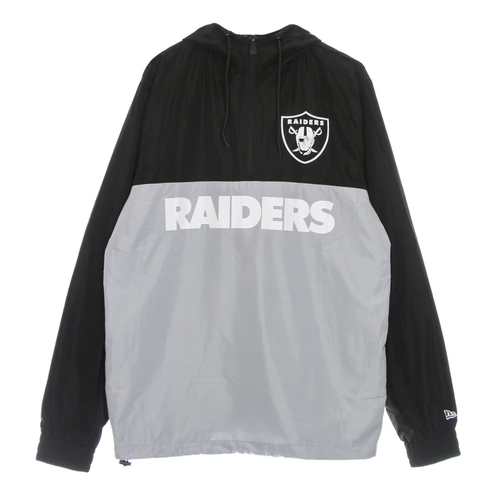 New era Lasrai Zwarte Windbreaker Jas Black Heren