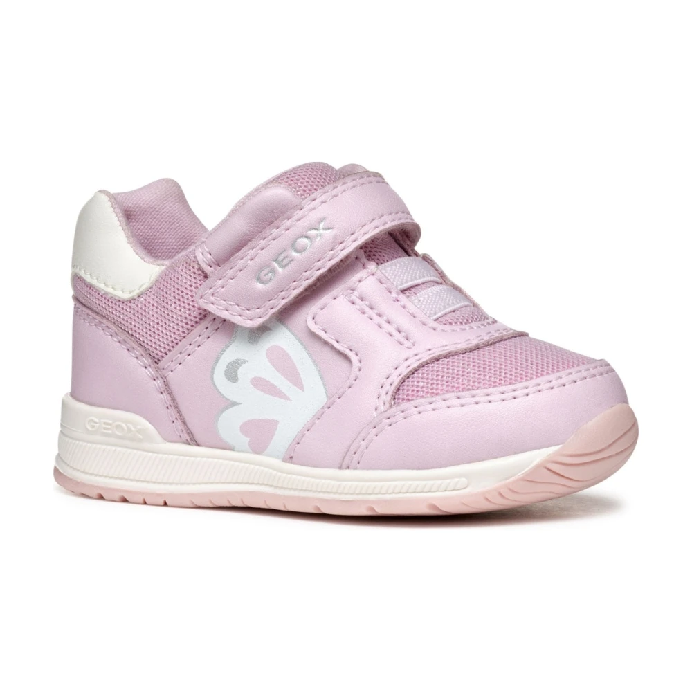 Geox Women's Pink Rishon Baby Sneakers