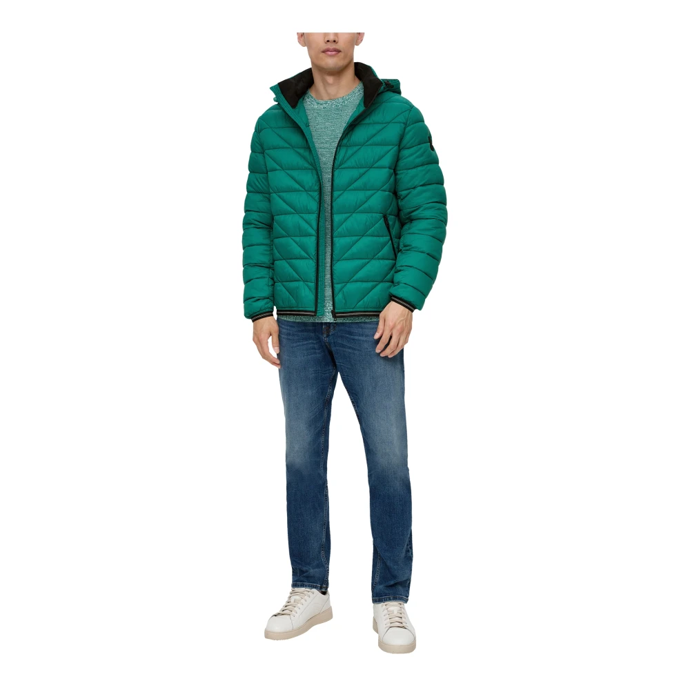 s.Oliver Jackets Green Heren