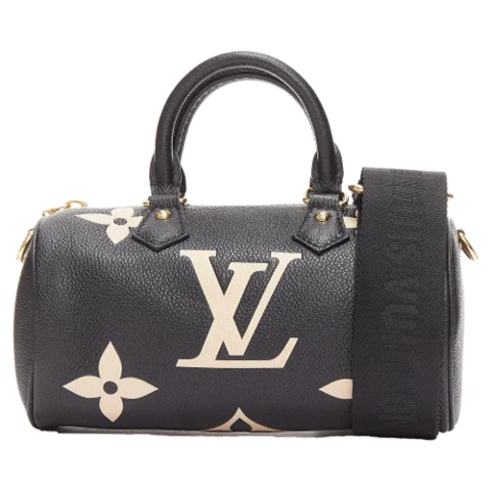 Louis Vuitton Vintage Pre-owned Leather louis-vuitton-bags Black Dames