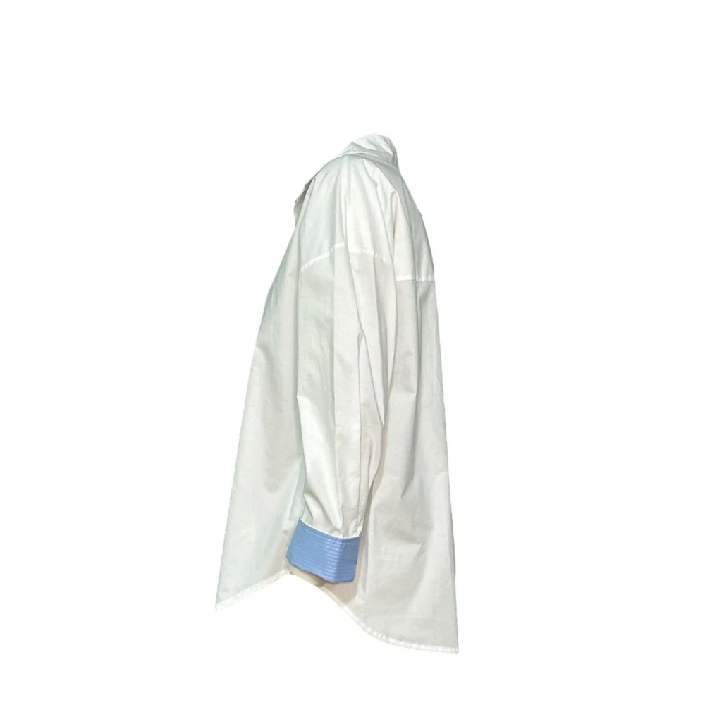 Please Katoenen Overhemd White Dames