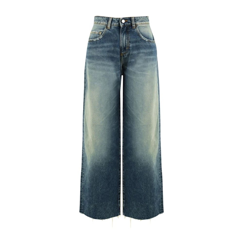 Icon Denim Women's Blue Wide Jeans, W27, Bea Jeans