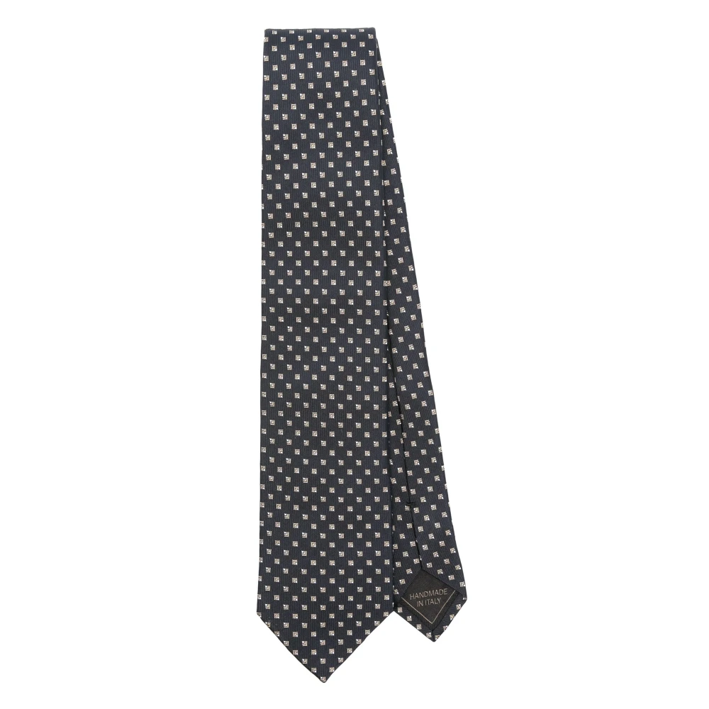 Brioni Luxe Zijden Stropdas Italiaanse Designerscode Blue Heren
