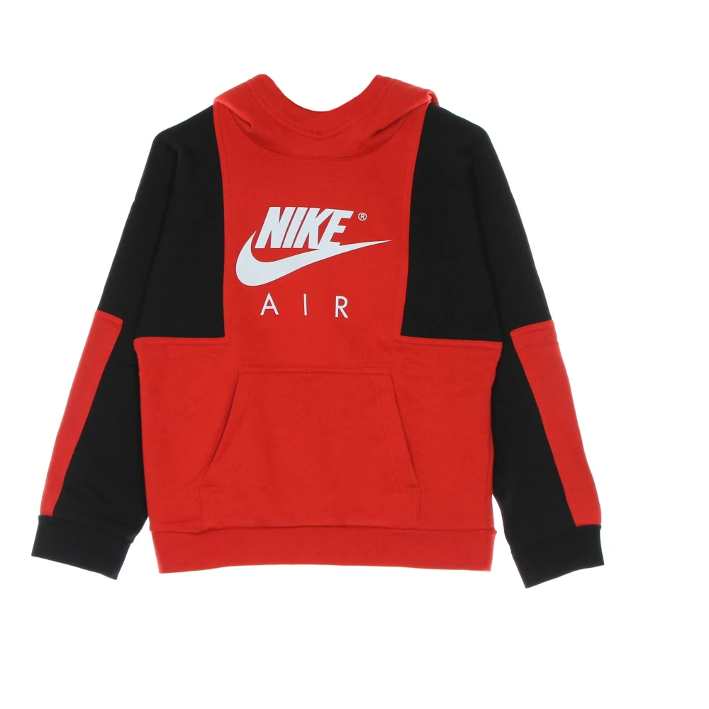 Nike Air Po Hoodie Röd/Svart/Vit Pojkens Red, Pojke