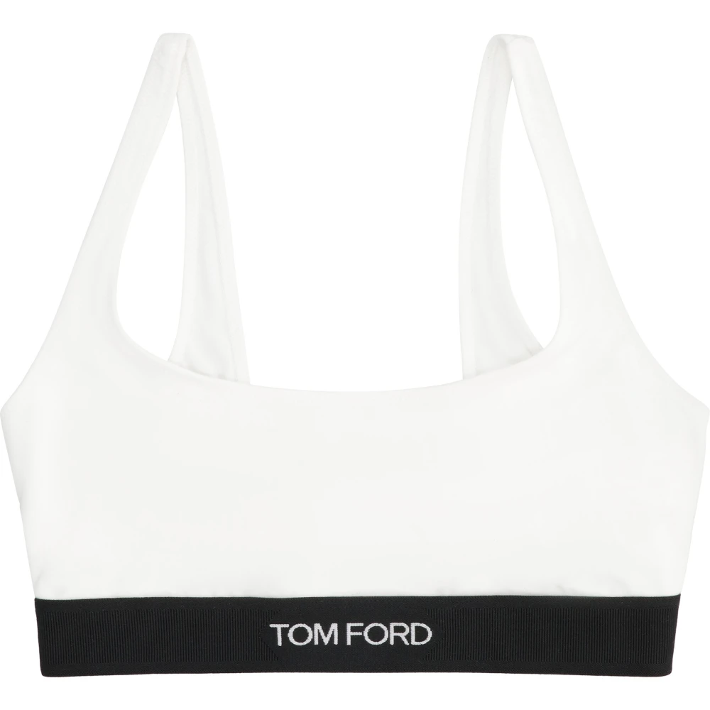 Tom Ford Modal Stretch Signature Bralette White Dames