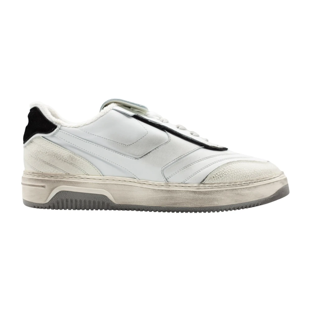Pantofola d’Oro Witte Leren Heren Sneakers Heren Schoenen